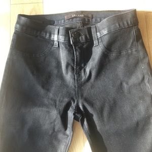 J Brand Super Skinny Coated in Steal